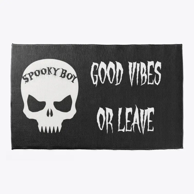 Spookyboi "unwelcome" door mat